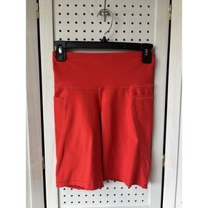Old Navy Active Go Dry Small Women's Orange Bike Shorts